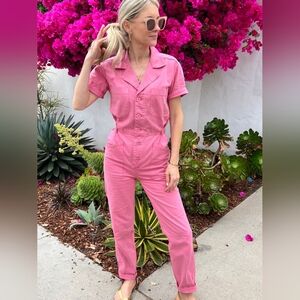 NWOT PISTOLA Grover Jumpsuit in Flamingo Size L